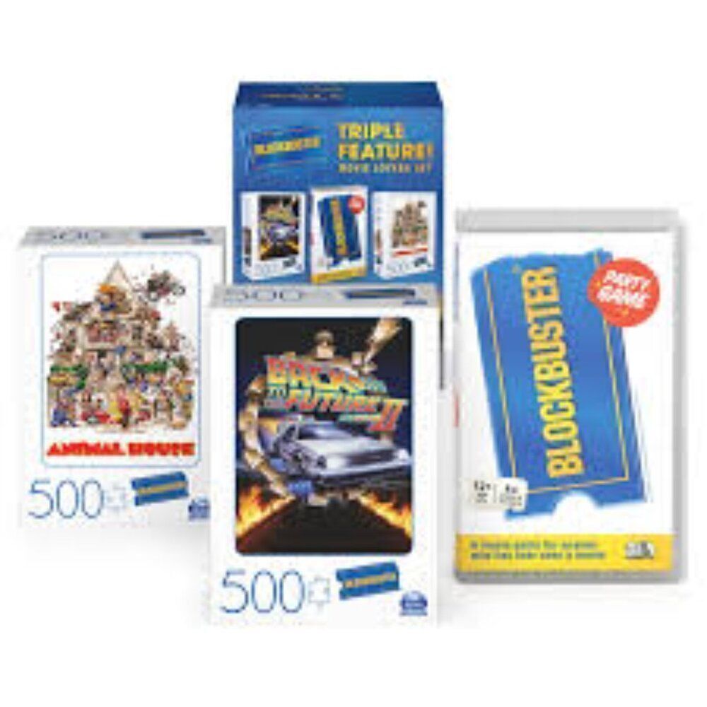 Blockbuster Triple Threat Movie Lovers Set - New